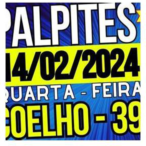 palpite do dia calebe